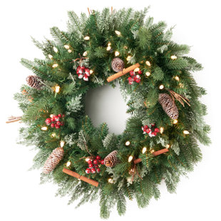 Light Up Christmas Wreath - Wayfair Canada